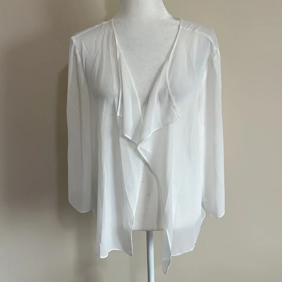 NWOT, XL Women  Cardigans Chiffon Loose Kimono Cardigan Capes Bolero Shrug. - Picture 2 of 10